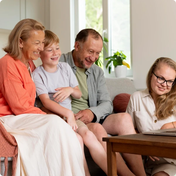 estate planning family at home