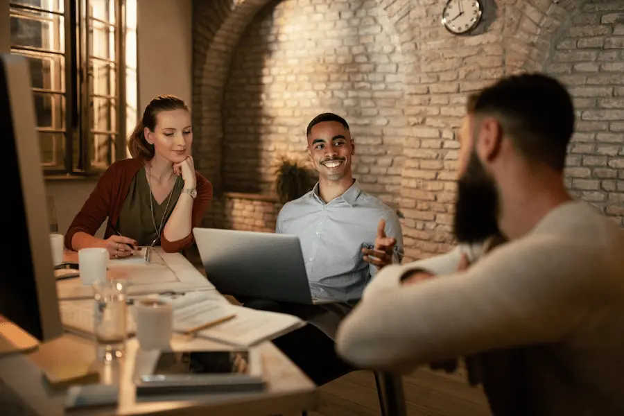 people in meeting